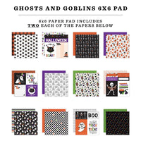 Ghosts And Goblins - Echo Park Double-Sided Paper Pad 6"X6"