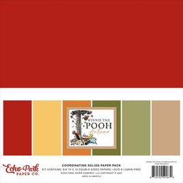 Winnie The Pooh Autumn - Echo Park Solids Collection Kit 12"X12"