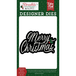 Mounted Merry Christmas - Christmas Express Small Die Set