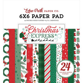 Christmas Express - Echo Park Double-Sided Paper Pad 6"X6"