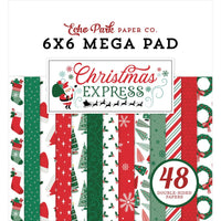 Christmas Express - Echo Park Double-Sided Cardmakers Mega Pad 6"X6"
