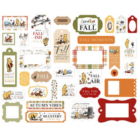 Frames & Tags, Winnie The Pooh Autumn - Echo Park Ephemera