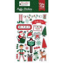 Christmas Express - Echo Park Puffy Stickers