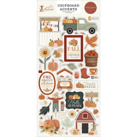 Accents, It's Autumn - Carta Bella Chipboard 6"X13"