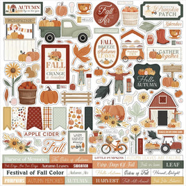 Element - It's Autumn Cardstock Stickers 12"X12"