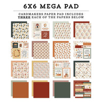It's Autumn - Carta Bella Double-Sided Cardmakers Mega Paper Pad 6"X6"