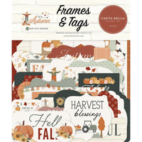 Frames & Tags, It's Autumn - Carta Bella Cardstock Ephemera