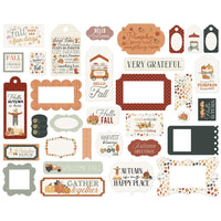 Frames & Tags, It's Autumn - Carta Bella Cardstock Ephemera