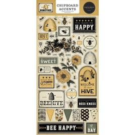 Honey Bee - Carta Bella Chipboard 6"X13"