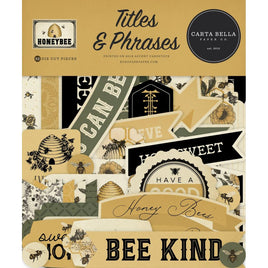 Titles & Phrases, Honey Bee - Carta Bella Cardstock Ephemera