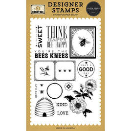 Think Happy - Honey Bee Stamp Set