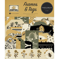 Frames & Tags, Honey Bee - Carta Bella Cardstock Ephemera
