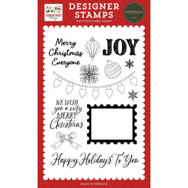 Christmas Lights And Stamp - Christmas Village Stamp Set