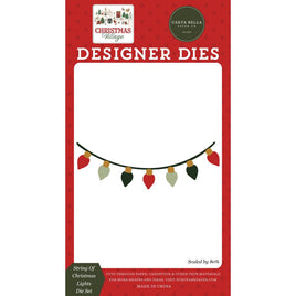 String Of Christmas Lights - Christmas Village Small Die Set