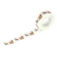 Santa's Sleigh And Reindeer - Christmas Village Washi Tape