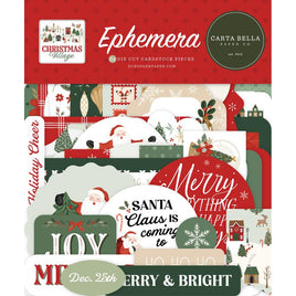Icons, Christmas Village - Carta Bella Cardstock Ephemera