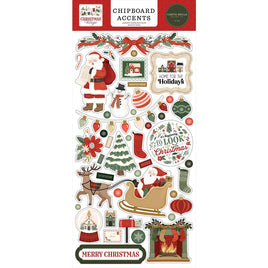 Accents, Christmas Village - Carta Bella Chipboard 6"X13"