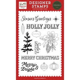 Holly Jolly Ornaments - Christmas Village Stamp Set