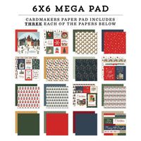 Christmas In The City - Carta Bella Double-Sided Cardmakers Mega Paper Pad 6"X6"
