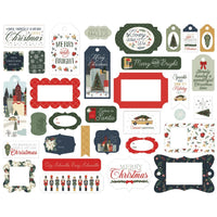 Frames & Tags, Christmas In The City - Carta Bella Cardstock Ephemera