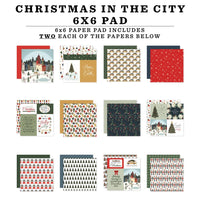 Christmas In The City - Carta Bella Double-Sided Paper Pad 6"X6"