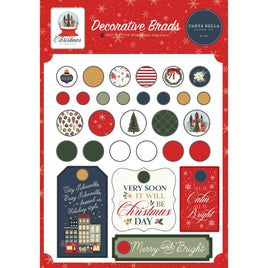 Christmas In The City - Carta Bella Decorative Brads