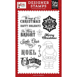 Be Merry And Bright - Santa Claus Stamp Set