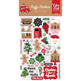 Santa's Christmas Delivery - Echo Park Puffy Stickers