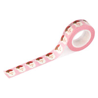 Pink Jolly Santa - Santa's Christmas Delivery Washi Tape