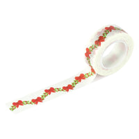 Holly And Bows Garland - Santa's Christmas Delivery Washi Tape
