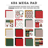Santa Claus - Echo Park Double-Sided Cardmakers Mega Pad 6"X6"