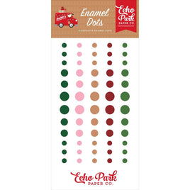 Santa's Christmas Delivery - Echo Park Adhesive Enamel Dots
