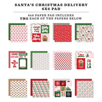 Santa's Christmas Delivery - Echo Park Double-Sided Paper Pad 6"X6"