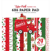 Santa's Christmas Delivery - Echo Park Double-Sided Paper Pad 6"X6"
