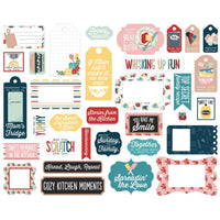 Frames & Tags, Mom's Kitchen - Echo Park Ephemera