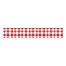 Red Dashed Gingham - Mom's Kitchen Washi Tape