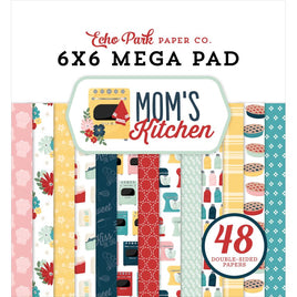 Mom's Kitchen - Echo Park Double-Sided Cardmakers Mega Pad 6"X6"