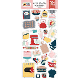 Accents, Mom's Kitchen - Echo Park Chipboard 6"X13"