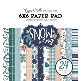 Snow Day - Echo Park Double-Sided Paper Pad 6"X6"