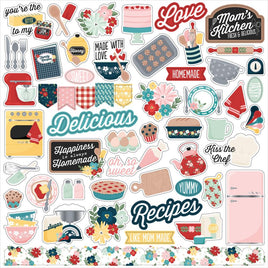 Mom's Kitchen - Mom's Kitchen Cardstock Stickers 12"X12"