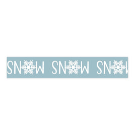 Snow With Snowflake Word - Snow Day Washi Tape