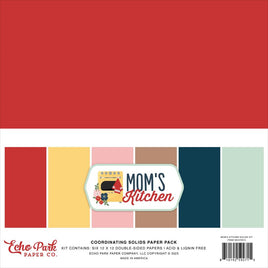 Mom's Kitchen - Echo Park Solids Collection Kit 12"X12"