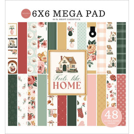 Feels Like Home - Carta Bella Double-Sided Cardmakers Mega Paper Pad 6"X6"