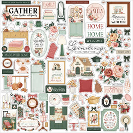 Element - Feels Like Home Cardstock Stickers 12"X12"