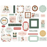 Icons, Feels Like Home - Carta Bella Cardstock Ephemera