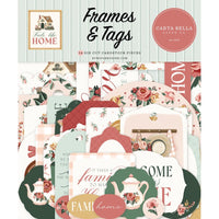 Frames & Tags, Feels Like Home - Carta Bella Cardstock Ephemera