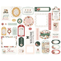 Frames & Tags, Feels Like Home - Carta Bella Cardstock Ephemera