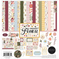 Pressed Floral - Carta Bella Collection Kit 12"X12"