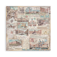 Venice City of Art - Stamperia Single-Sided Paper Pad 12"x12" 22/Pkg