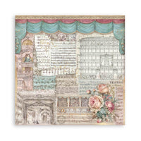 Venice City of Art - Stamperia Single-Sided Paper Pad 12"x12" 22/Pkg